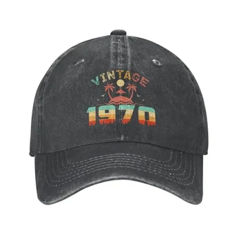 Идея подарка на день рождения из хлопка в стиле панк 1970-х годов, бейсболка для мужчин и женщин, дышащая шляпа для папы на открытом воздухе.